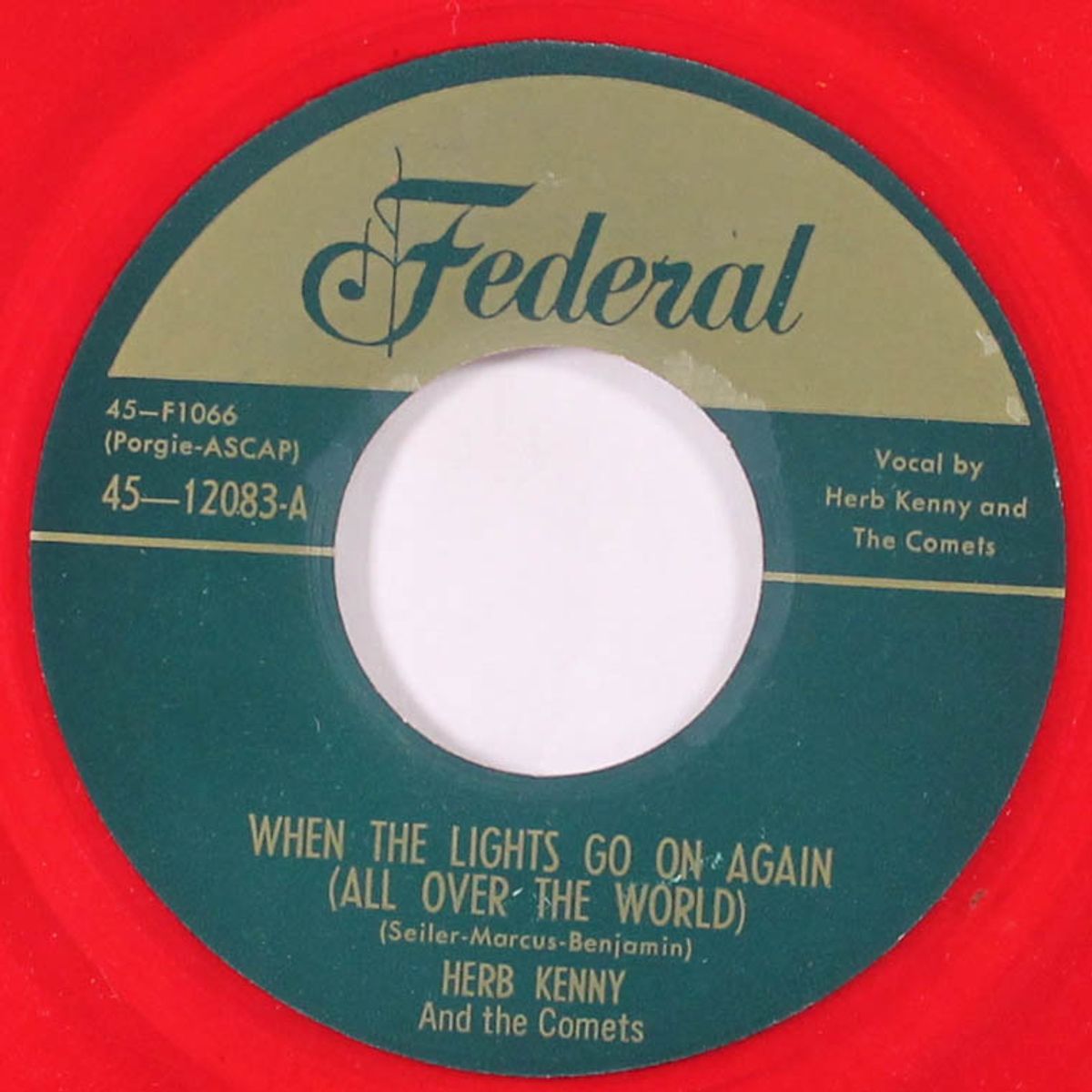 when the lights go on again (all over the world) by HERB KENNY & COMETS