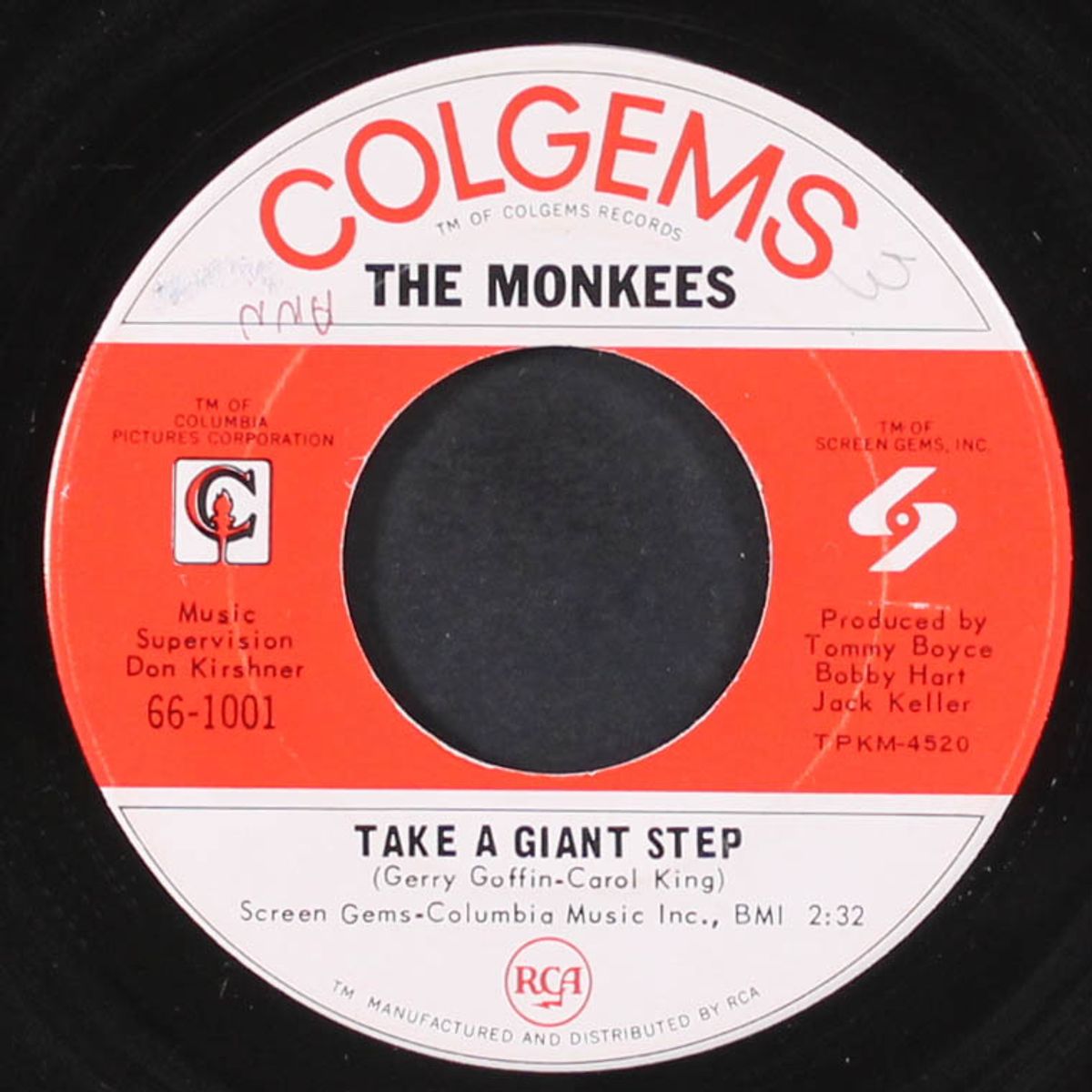 last train to clarksville / take a giant step by MONKEES
