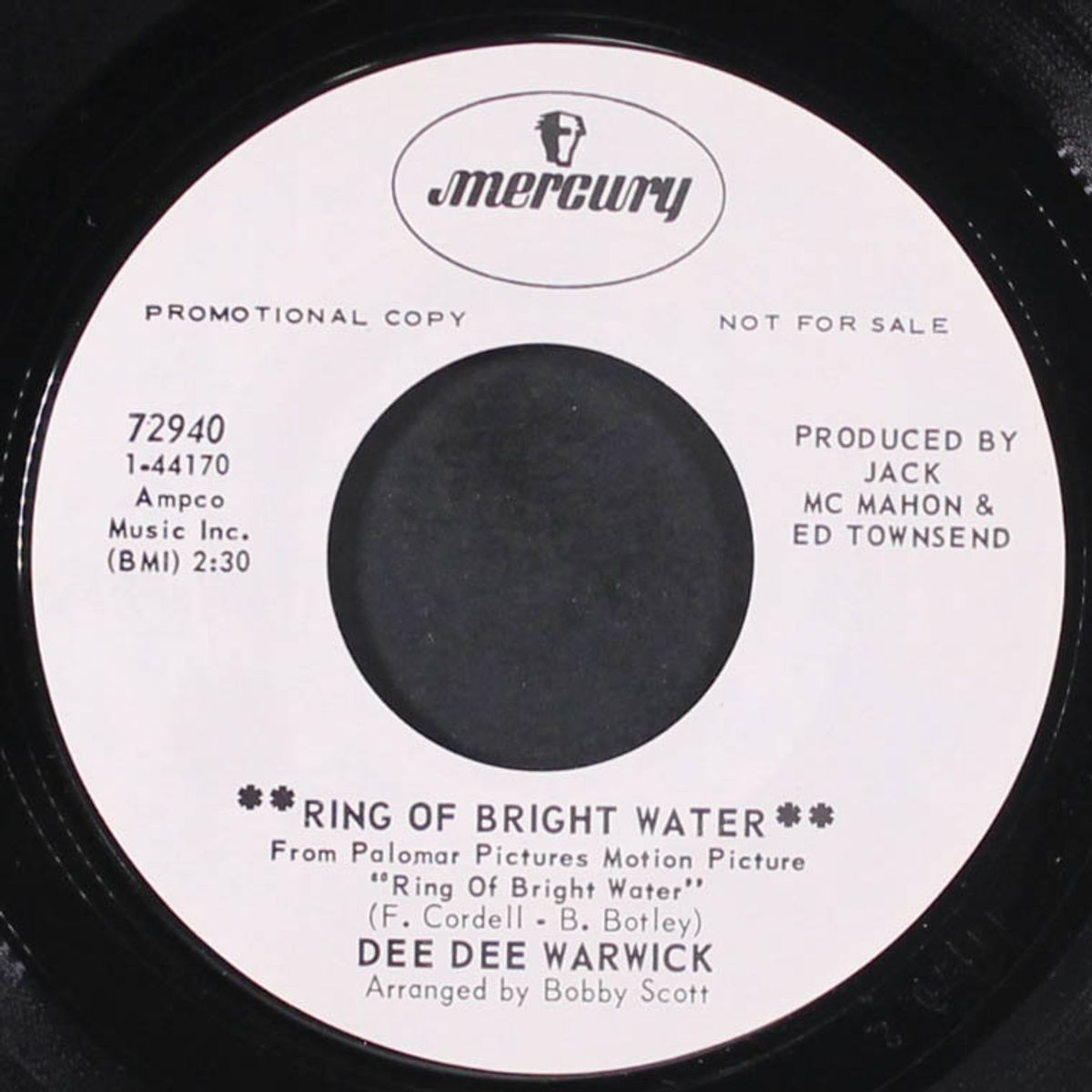 next time / ring of bright water by DEE DEE WARWICK