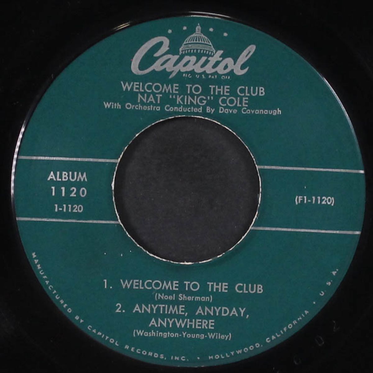welcome to the club by NAT KING COLE