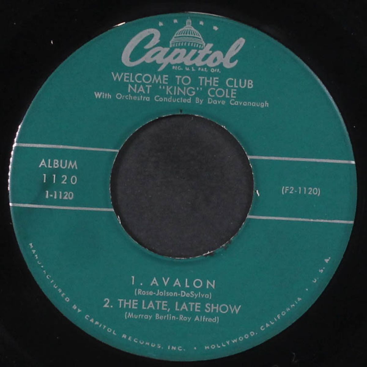 welcome to the club by NAT KING COLE