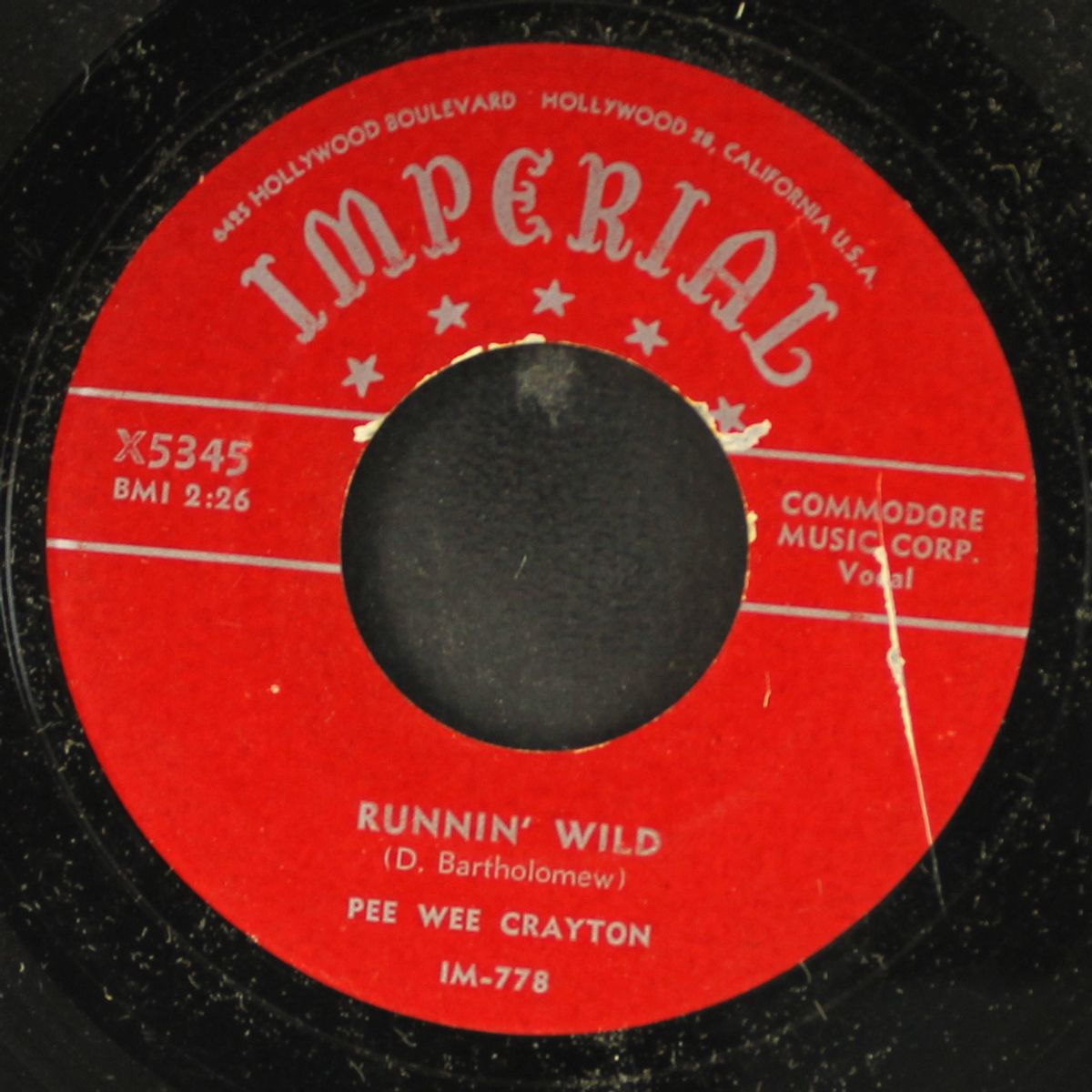 runnin' wild / eyes full of tears by PEE WEE CRAYTON