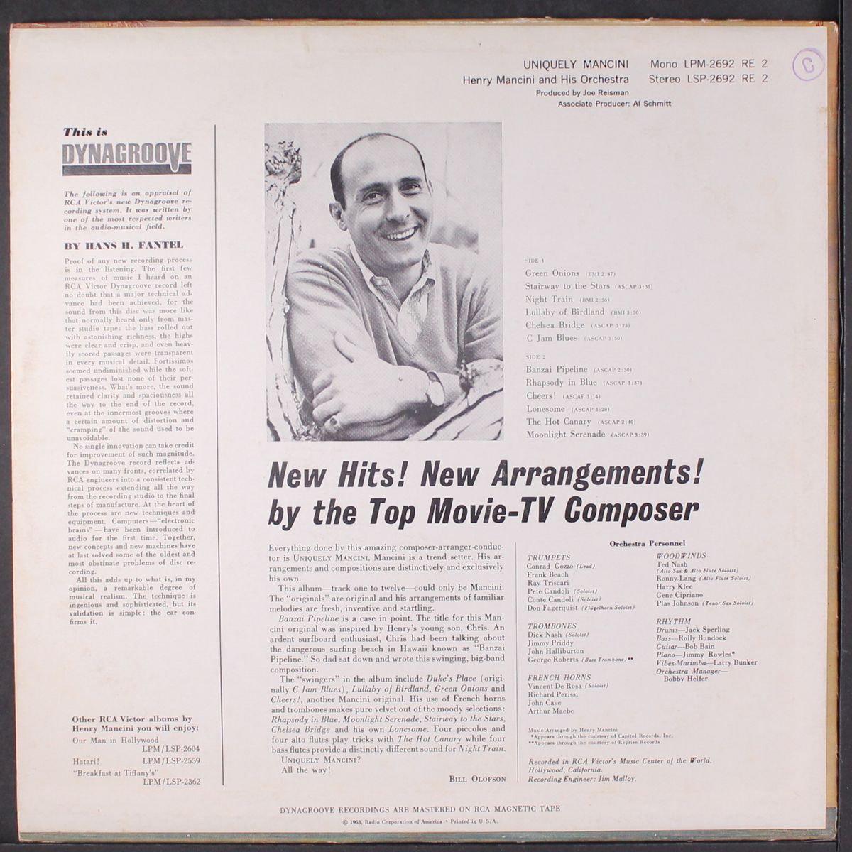 uniquely mancini by HENRY MANCINI