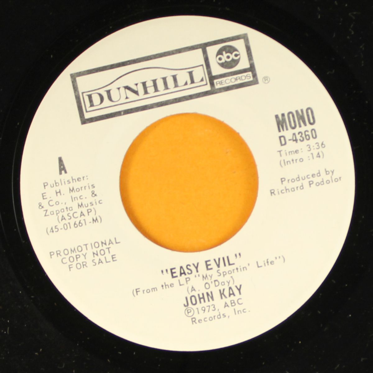 easy evil / mono by JOHN KAY