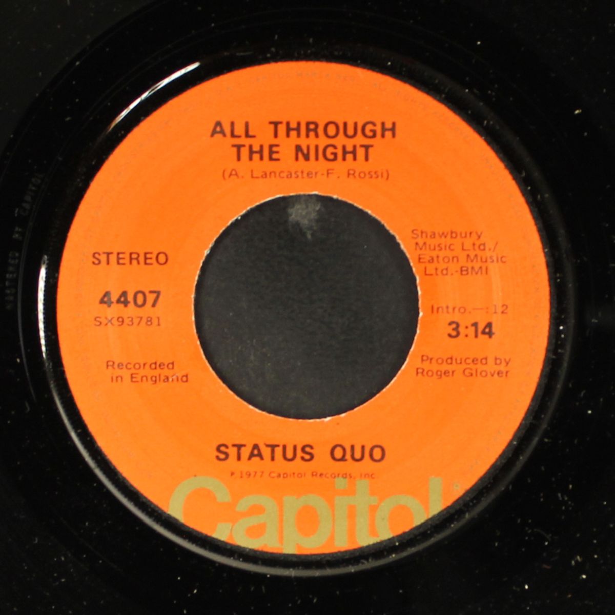 wild side of life / all through the night by STATUS QUO