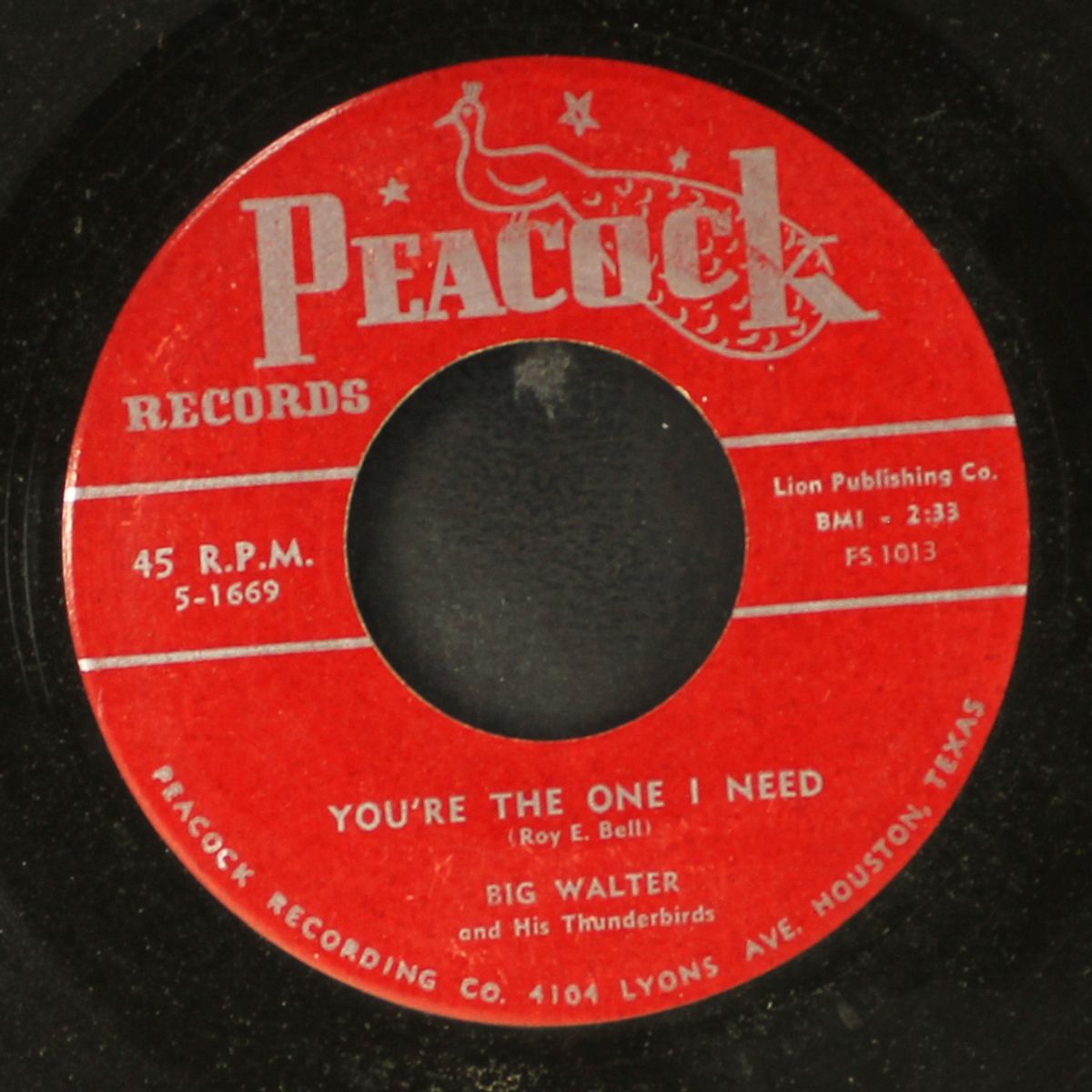 just looking for a home / you're the one i need by BIG WALTER