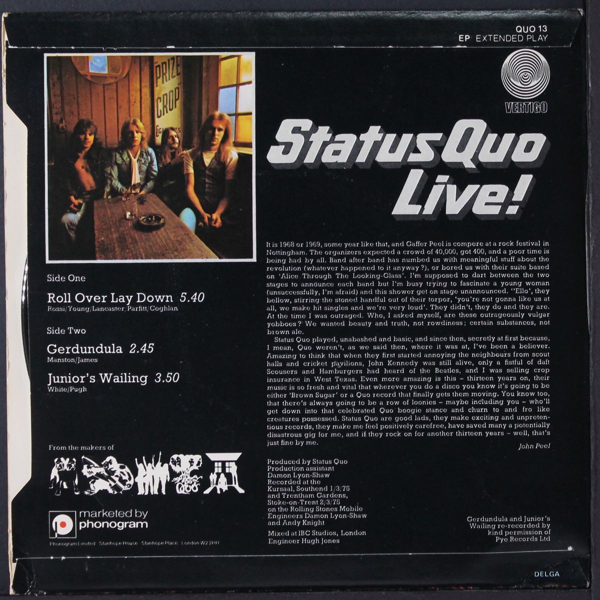 live! ep by STATUS QUO