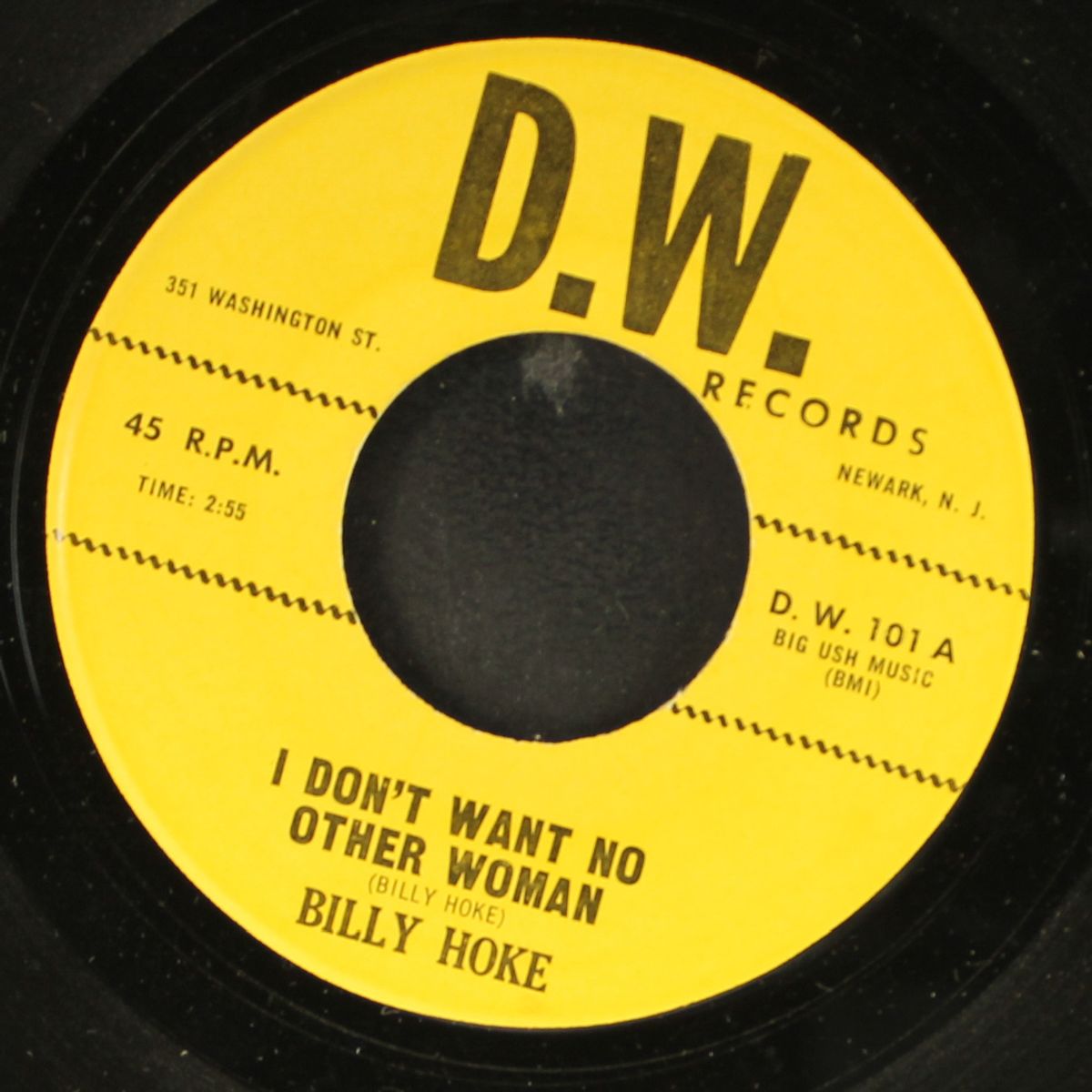 i wonder / i don't want no other woman by BILLY HOKE