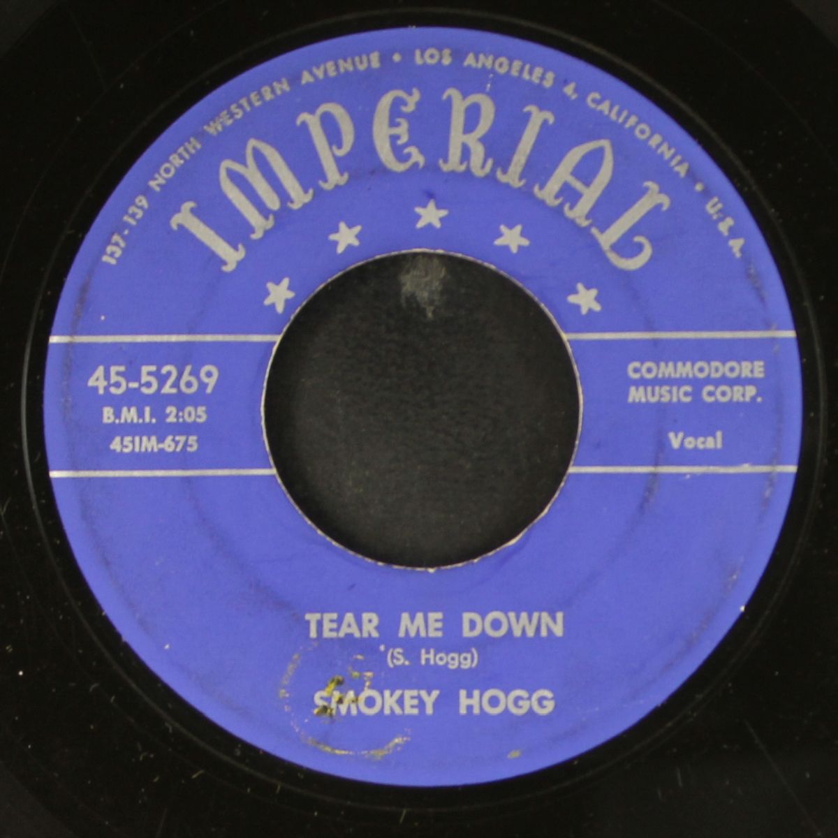 tear me down / when i've been drinkin' by SMOKEY HOGG