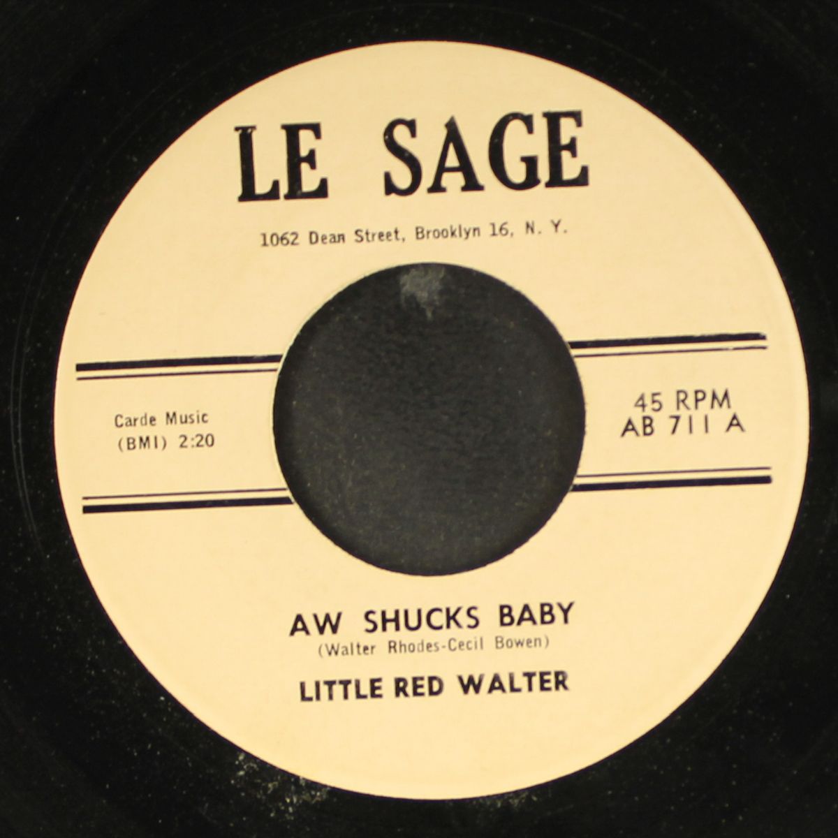 i'm mad / aw shucks baby by LITTLE RED WALTER