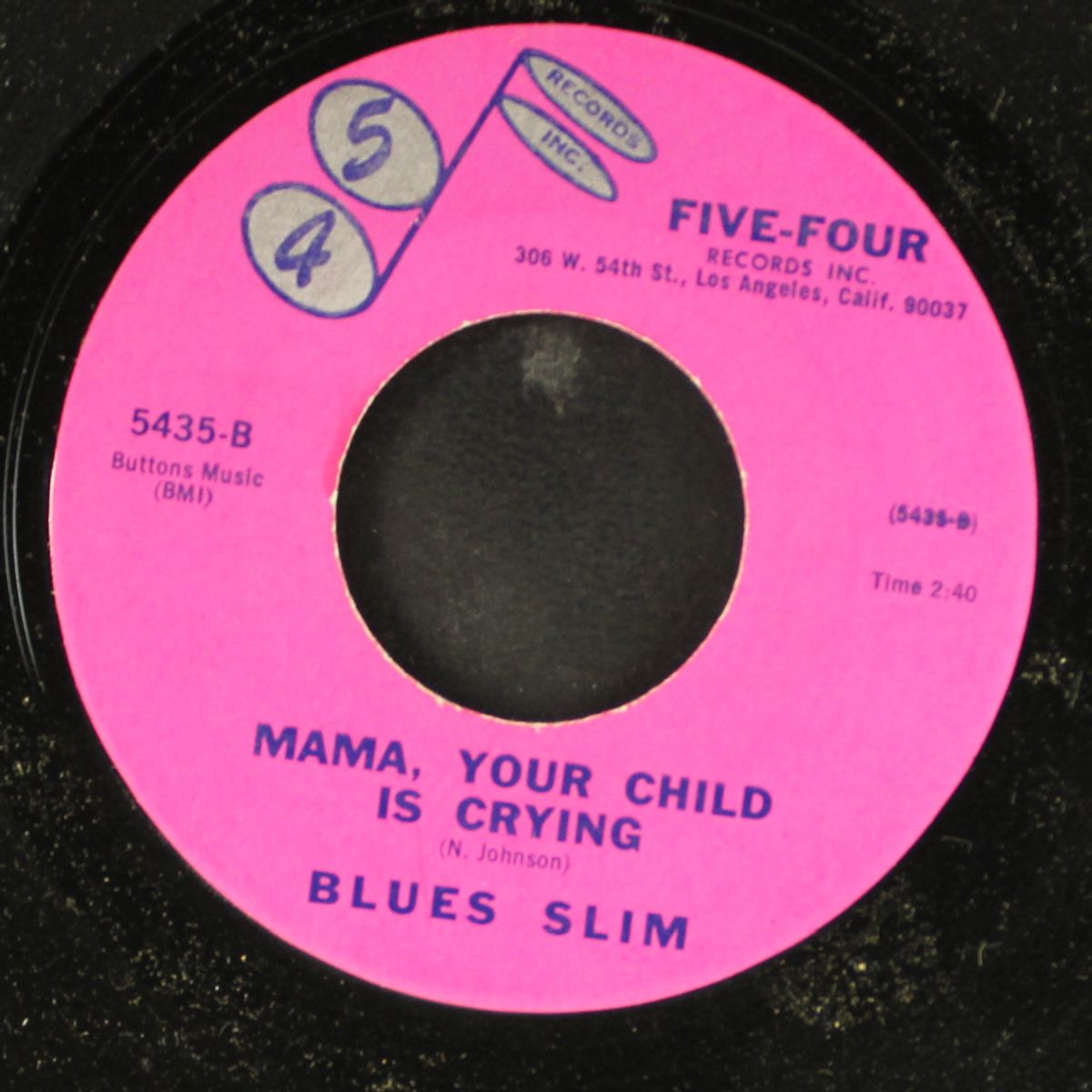 drivin' me baby / mama, your child is crying by BLUES SLIM