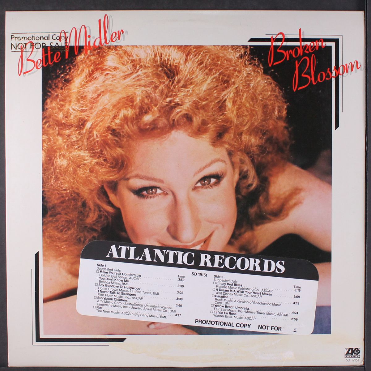 broken blossom by BETTE MIDLER