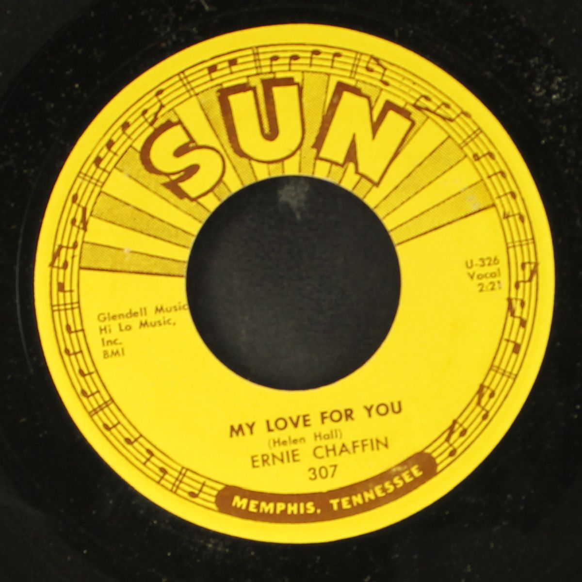born to lose / my love for you by ERNIE CHAFFIN