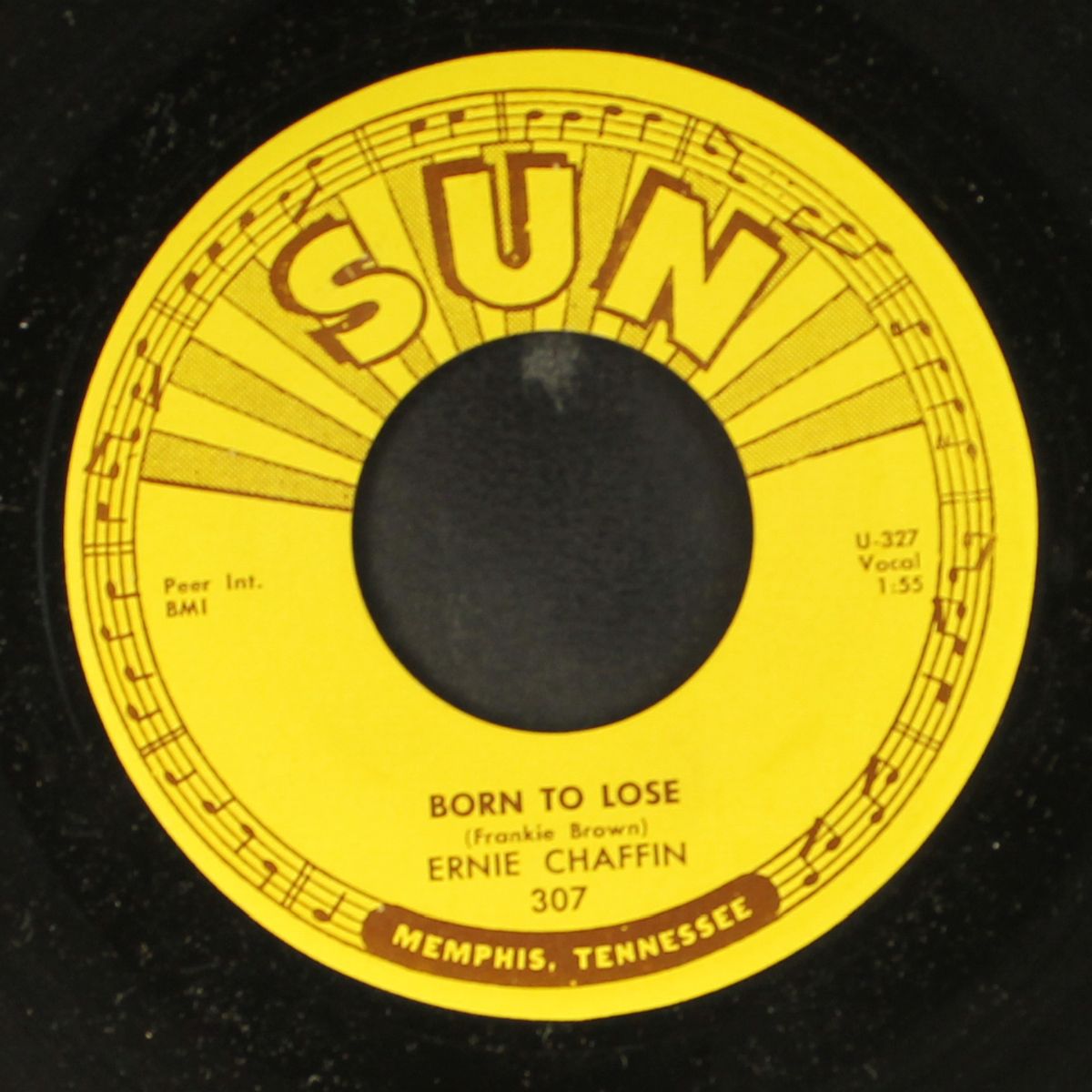 born to lose / my love for you by ERNIE CHAFFIN