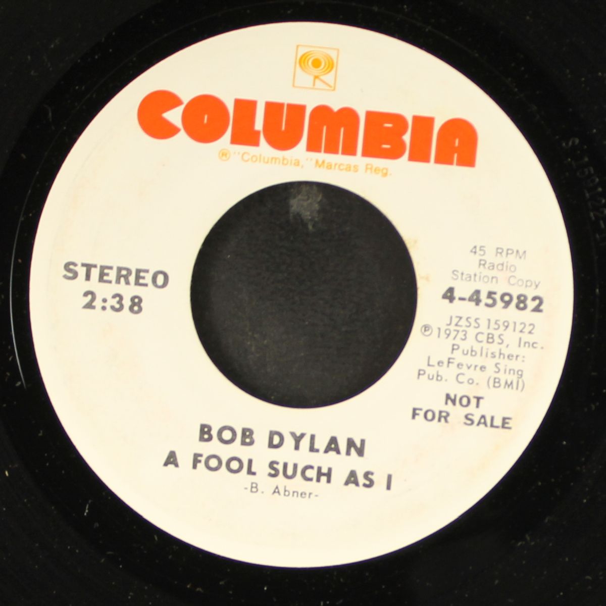a fool such as i / mono by BOB DYLAN