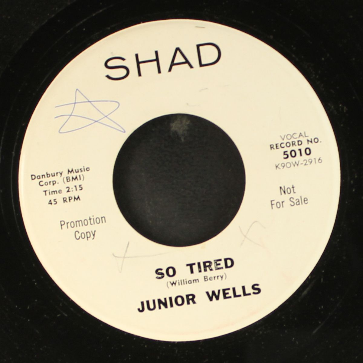 so tired / can't live without you, baby by JUNIOR WELLS