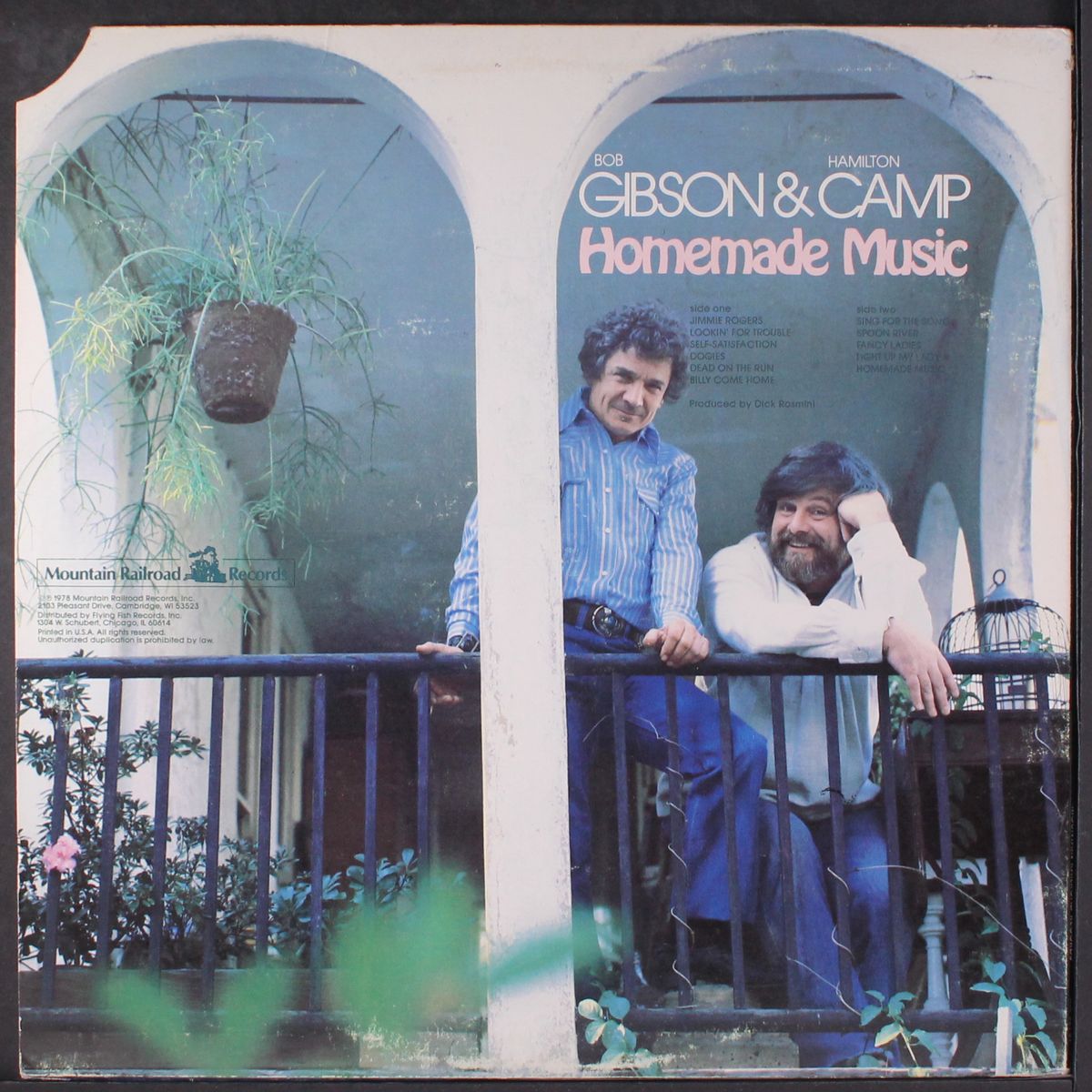 homemade music by BOB GIBSON & HAMILTON CAMP