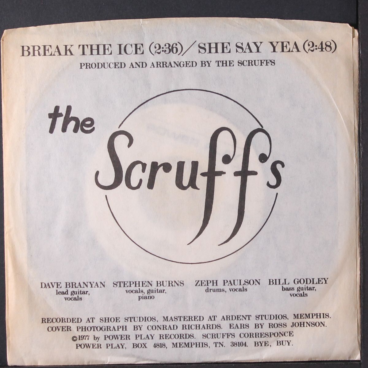 break the ice / she say yea by SCRUFFS