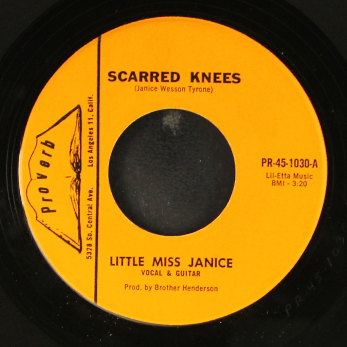scarred knees / won't be back by LITTLE MISS JANICE