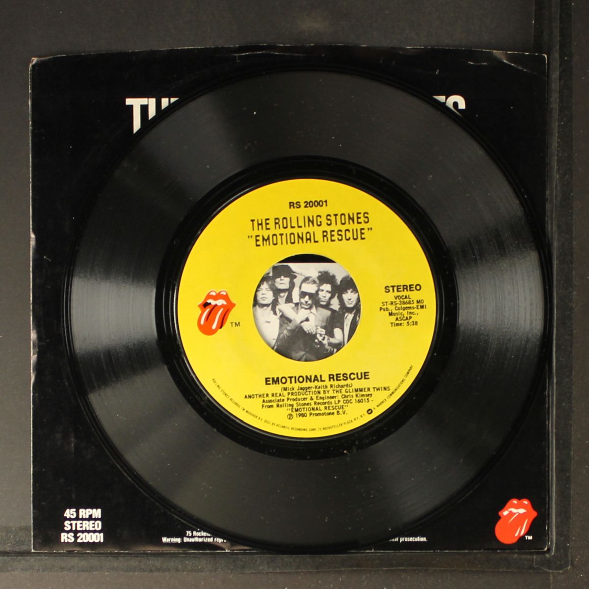 emotional rescue / down in the hole by ROLLING STONES