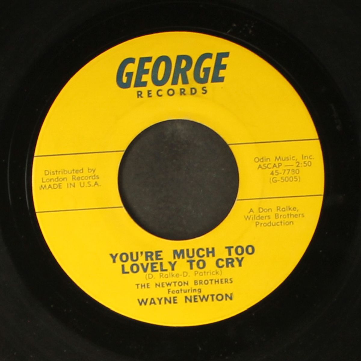 i still love you / you're much too lovely to cry by WAYNE NEWTON