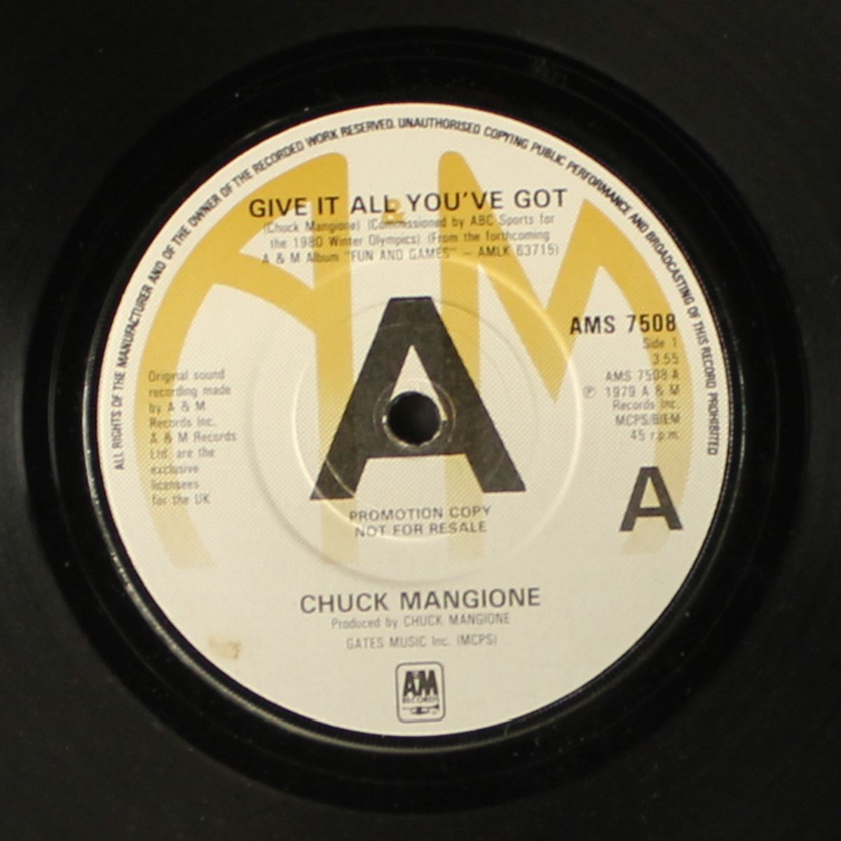 give it all you got / b'bye by CHUCK MANGIONE