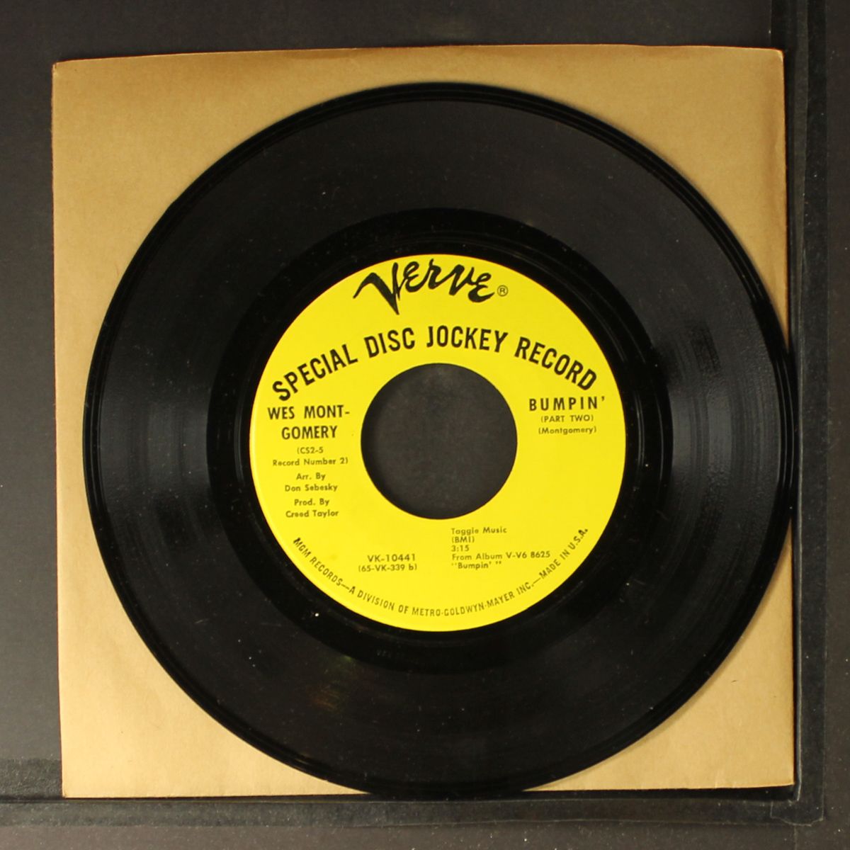 verve celebrity series by WES MONTGOMERY