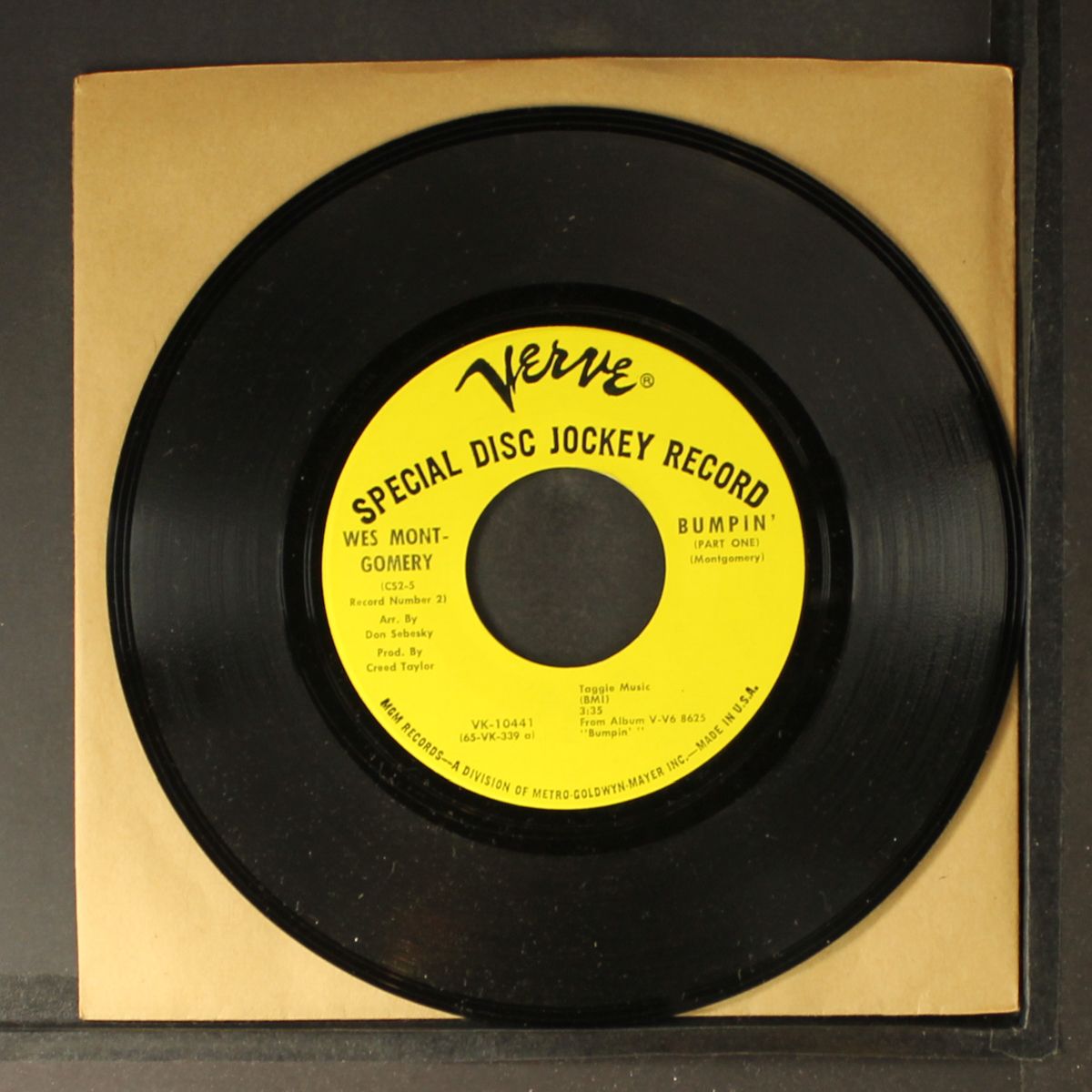 verve celebrity series by WES MONTGOMERY