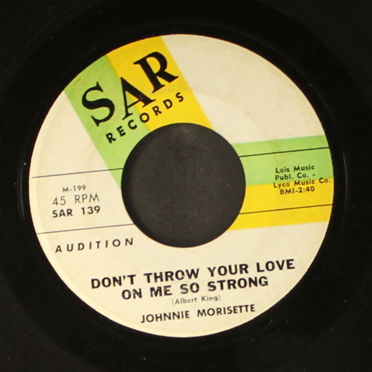 don't throw your love on me so strong / blue monday by JOHNNIE MORISETTE