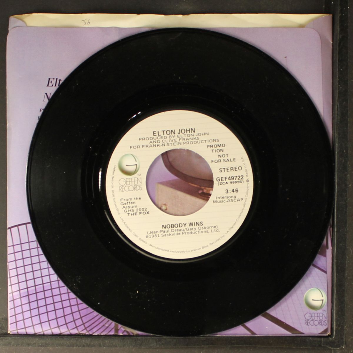 nobody wins / mono by ELTON JOHN