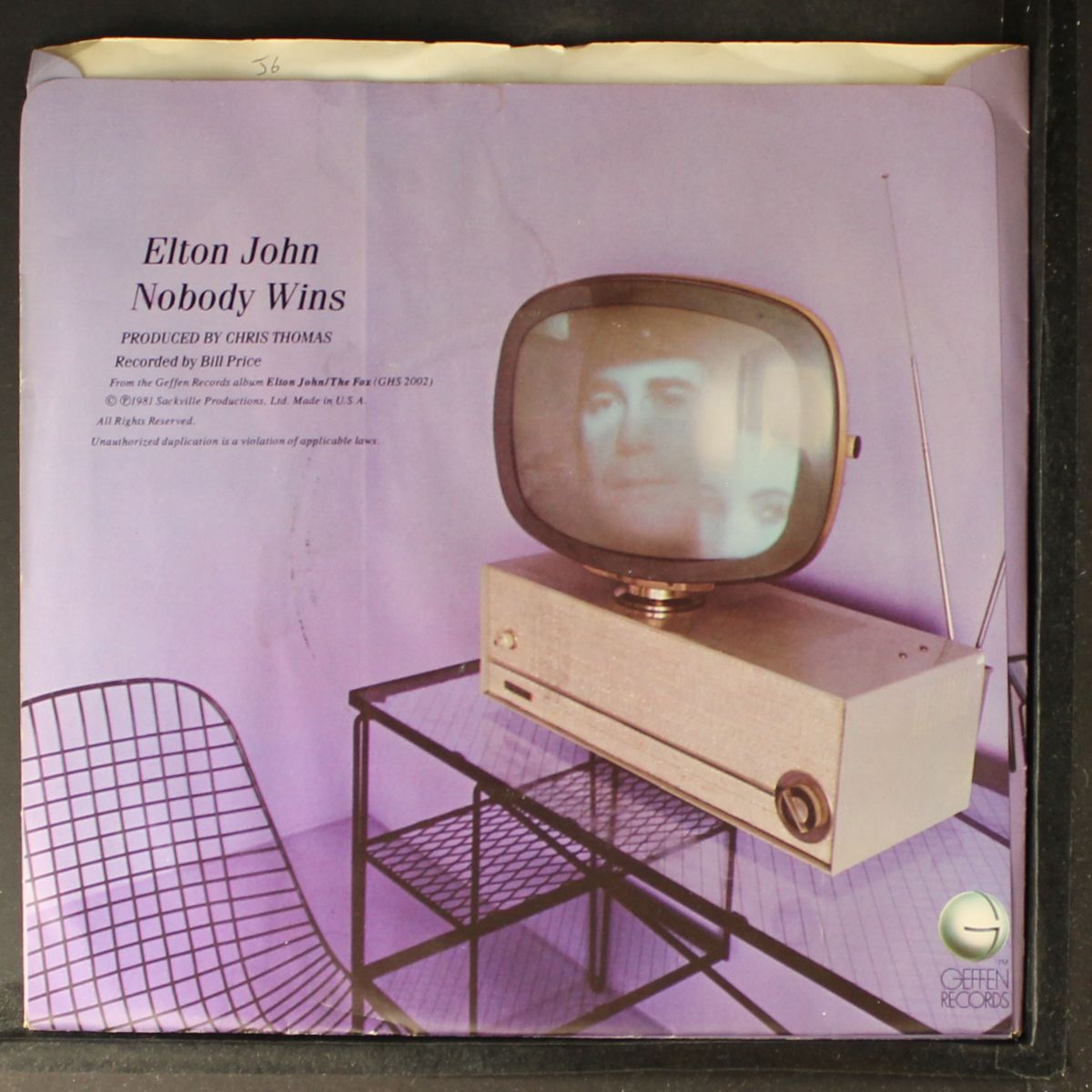 nobody wins / mono by ELTON JOHN
