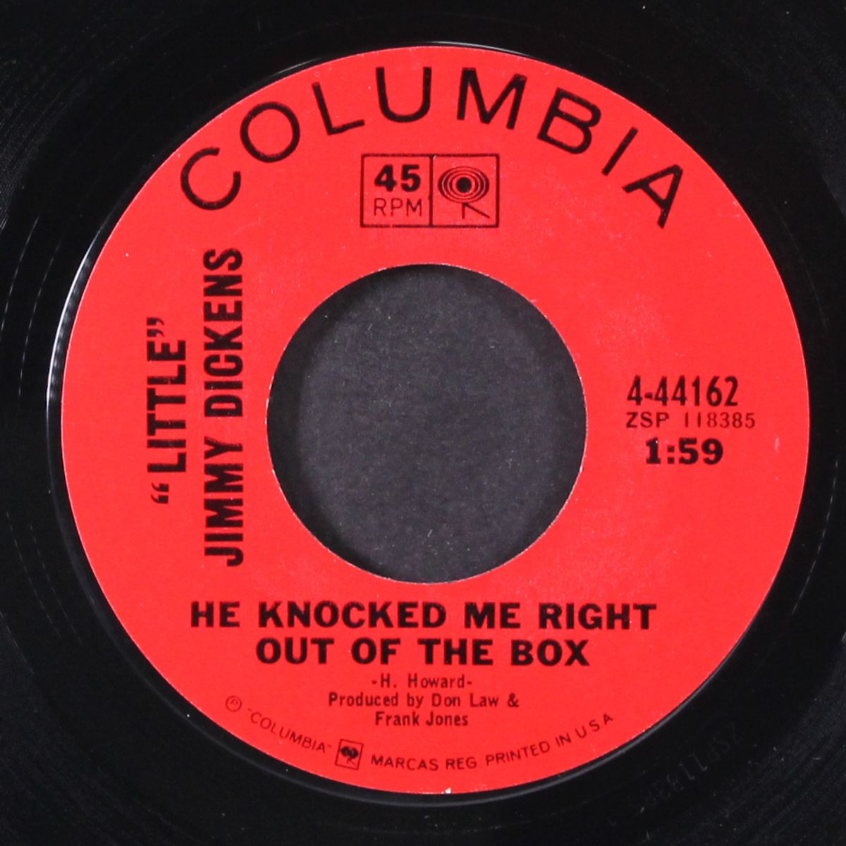 jenny needs a / he knocked me right out of the box by LITTLE JIMMY DICKENS