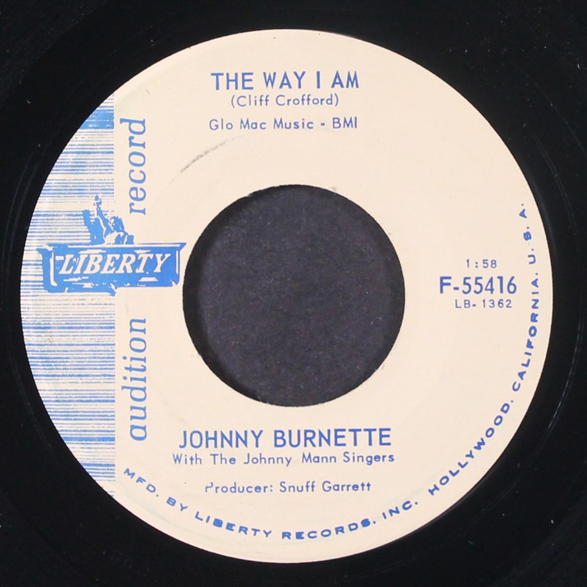 clown shoes / way i am by JOHNNY BURNETTE