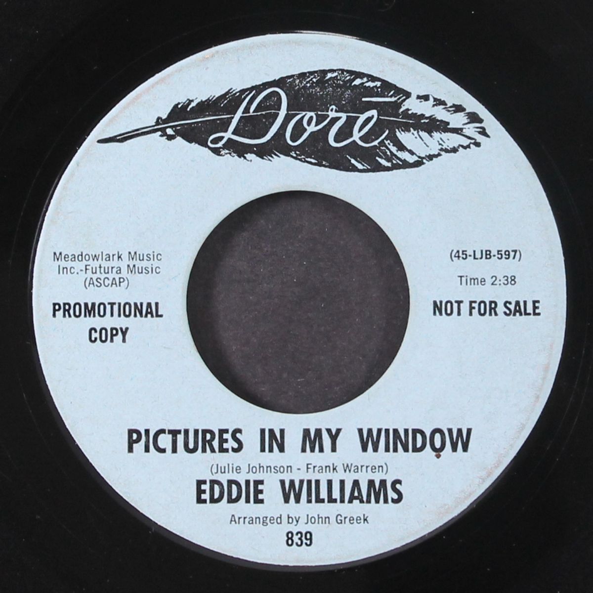 pictures in my window / same by EDDIE WILLIAMS