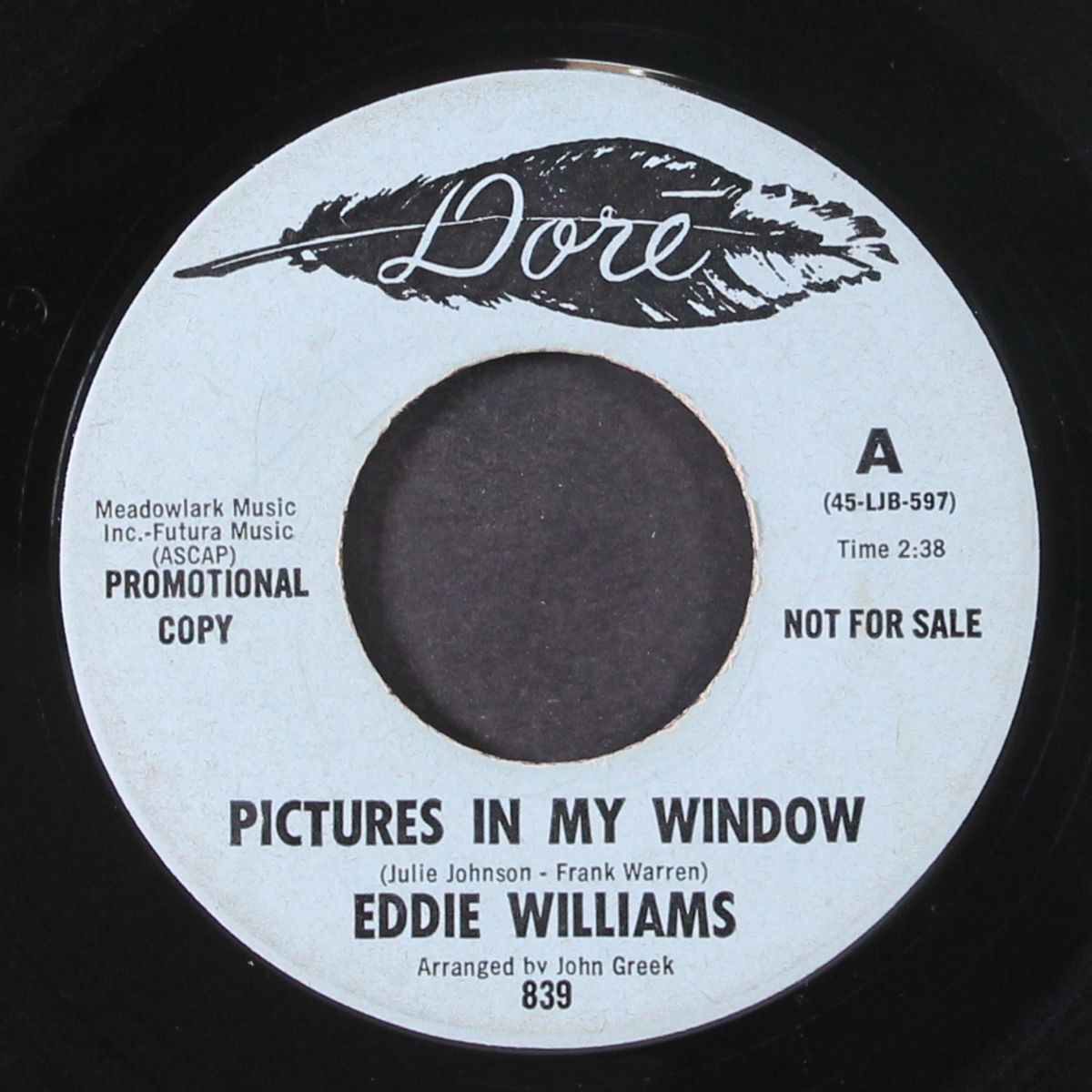pictures in my window / same by EDDIE WILLIAMS