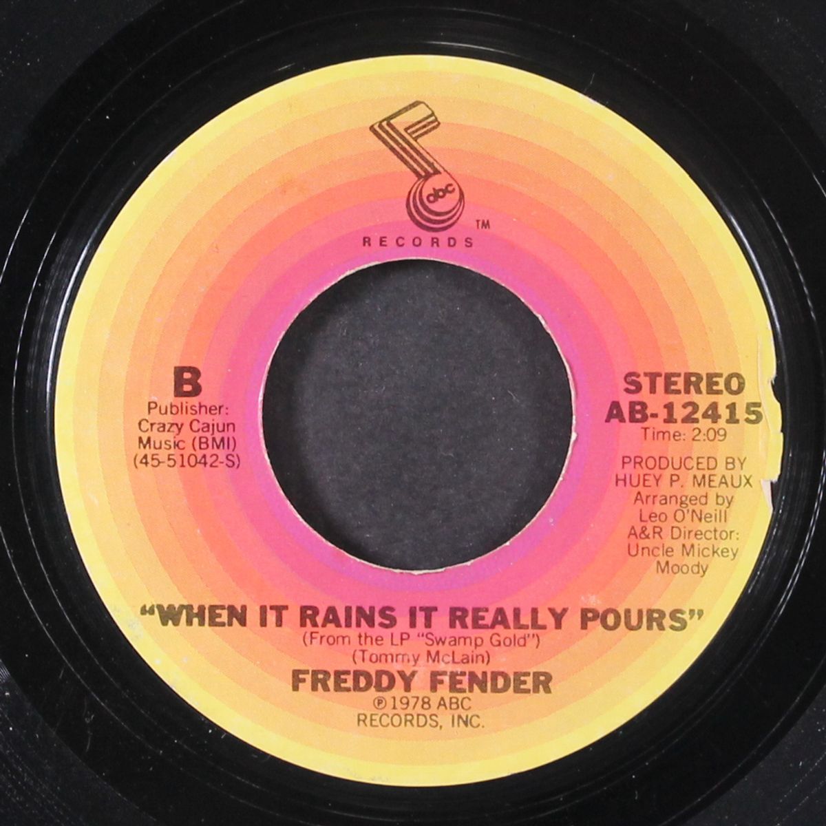 i'm leaving it all up to you / when it rains it really pours by FREDDY FENDER