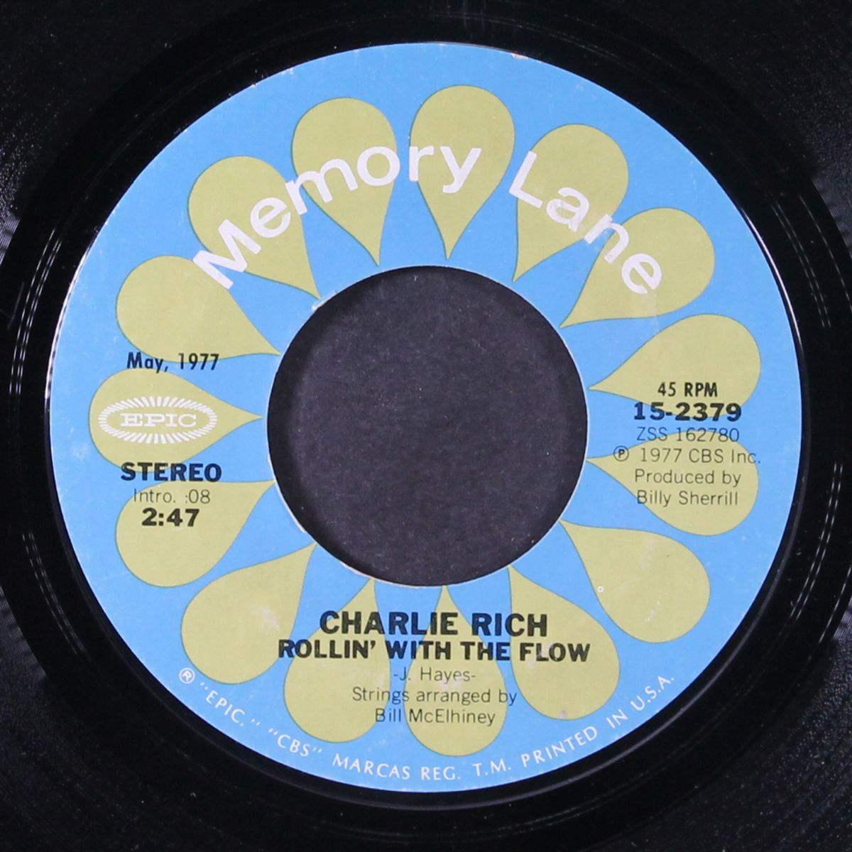 a very special love song / rollin' with the flow by CHARLIE RICH