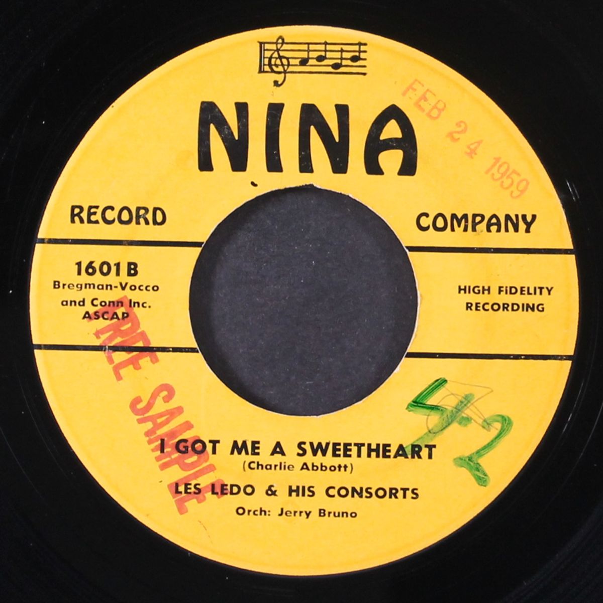 nina / i got me a sweetheart by LES LEDO & CONSORTS