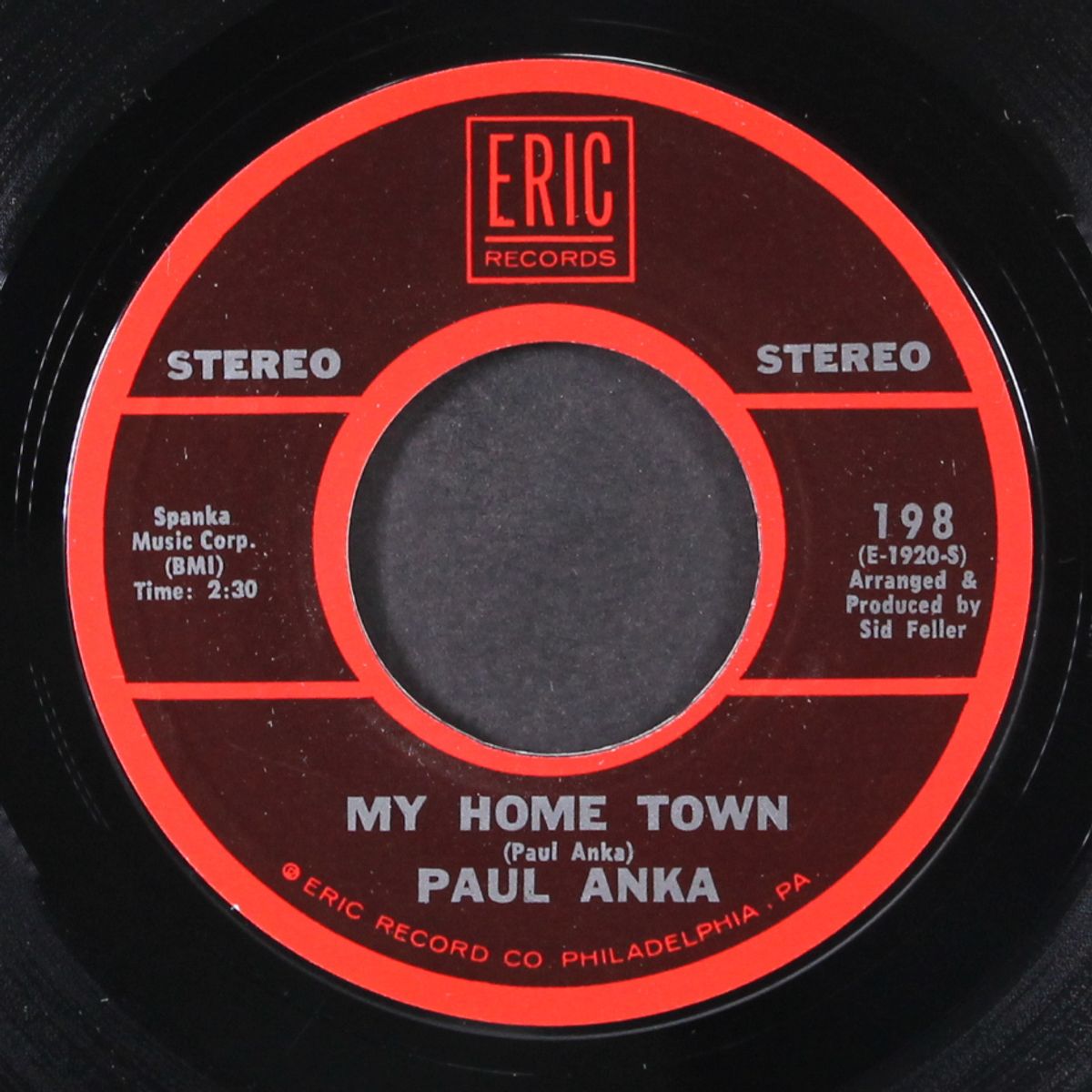my home town / my heart sings by PAUL ANKA