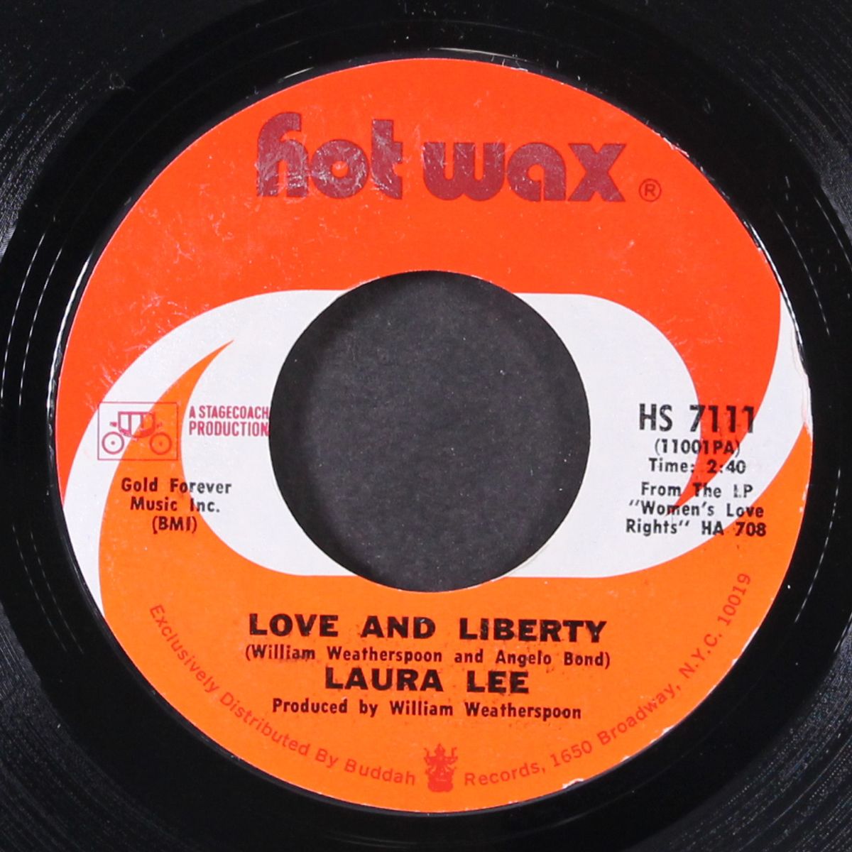 love and liberty / i don't want nothing old by LAURA LEE