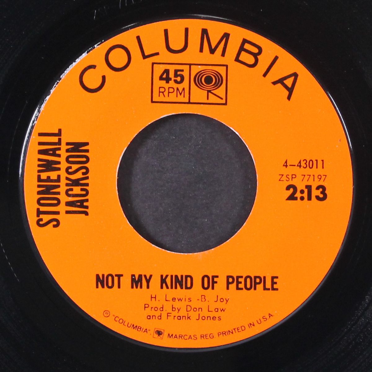 not my kind of people by STONEWALL JACKSON