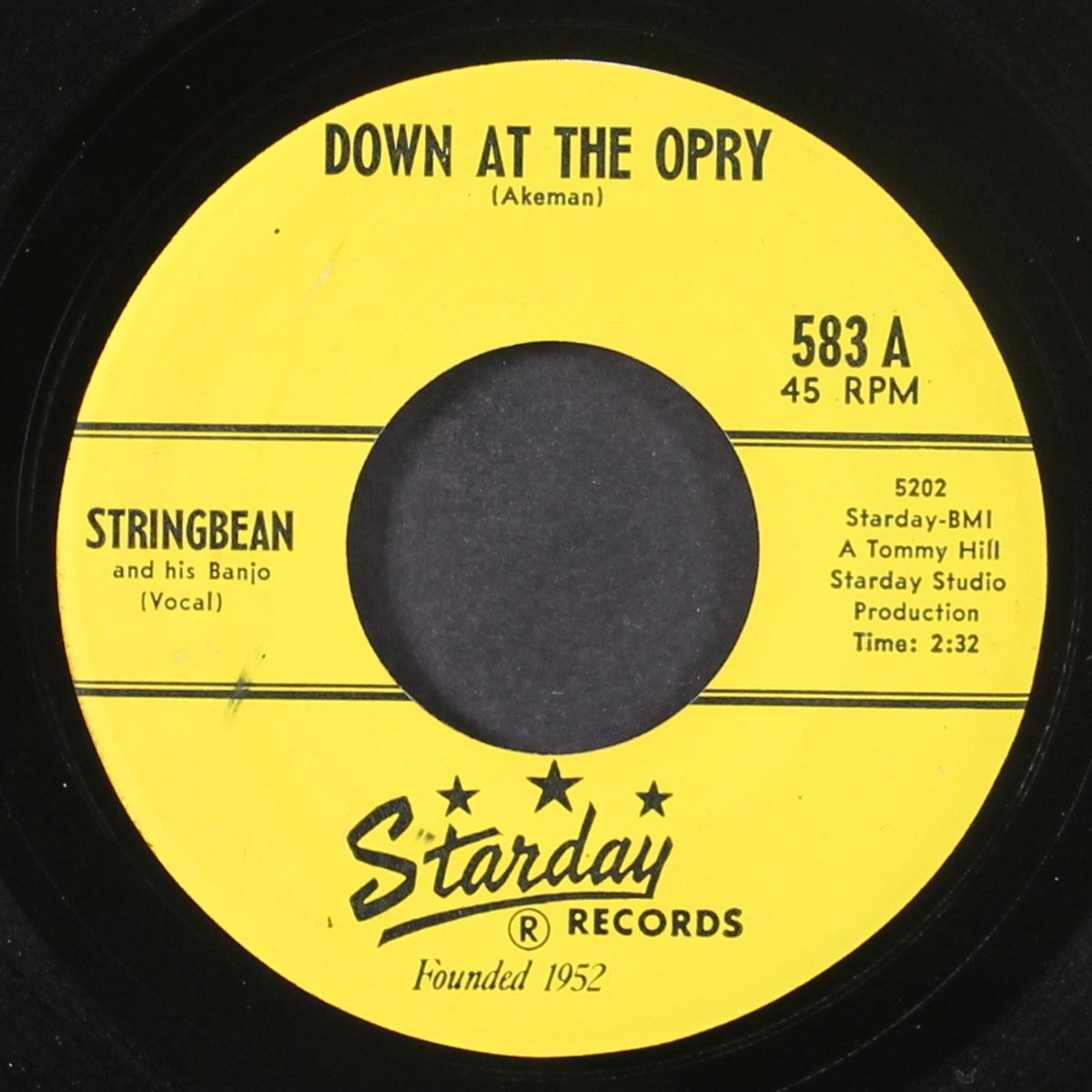down at the opry by STRINGBEAN