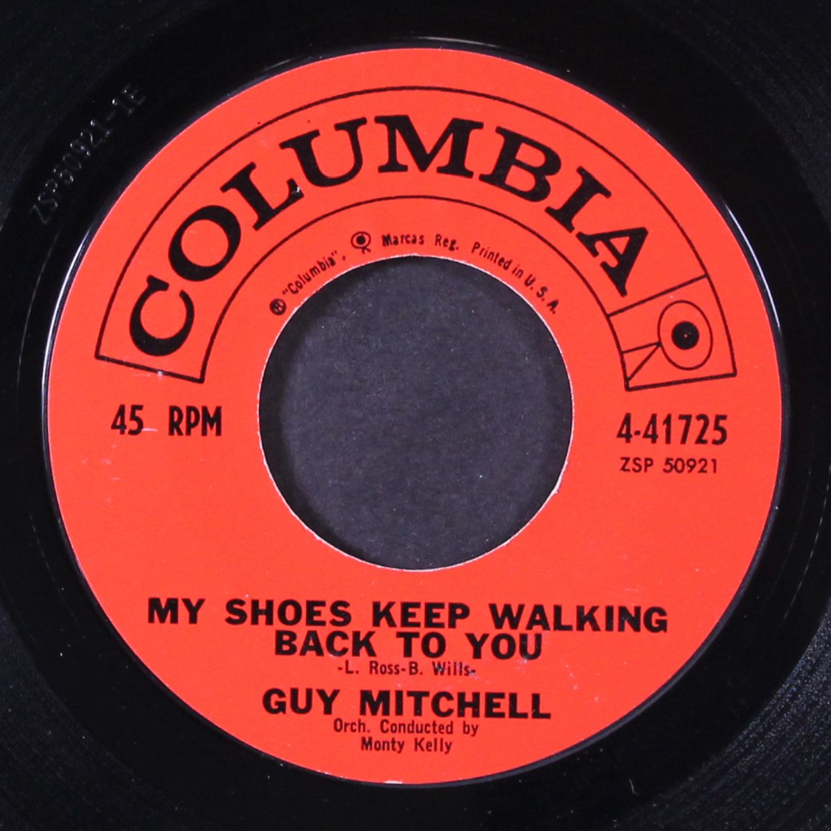 silver moon upon the golden sands by GUY MITCHELL