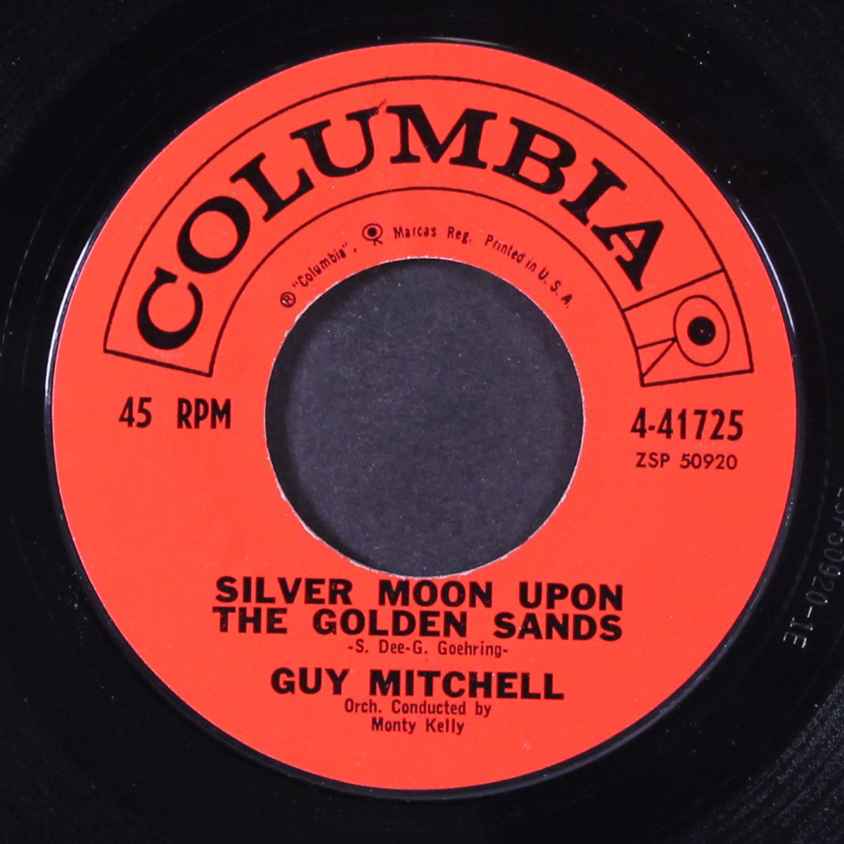 silver moon upon the golden sands by GUY MITCHELL