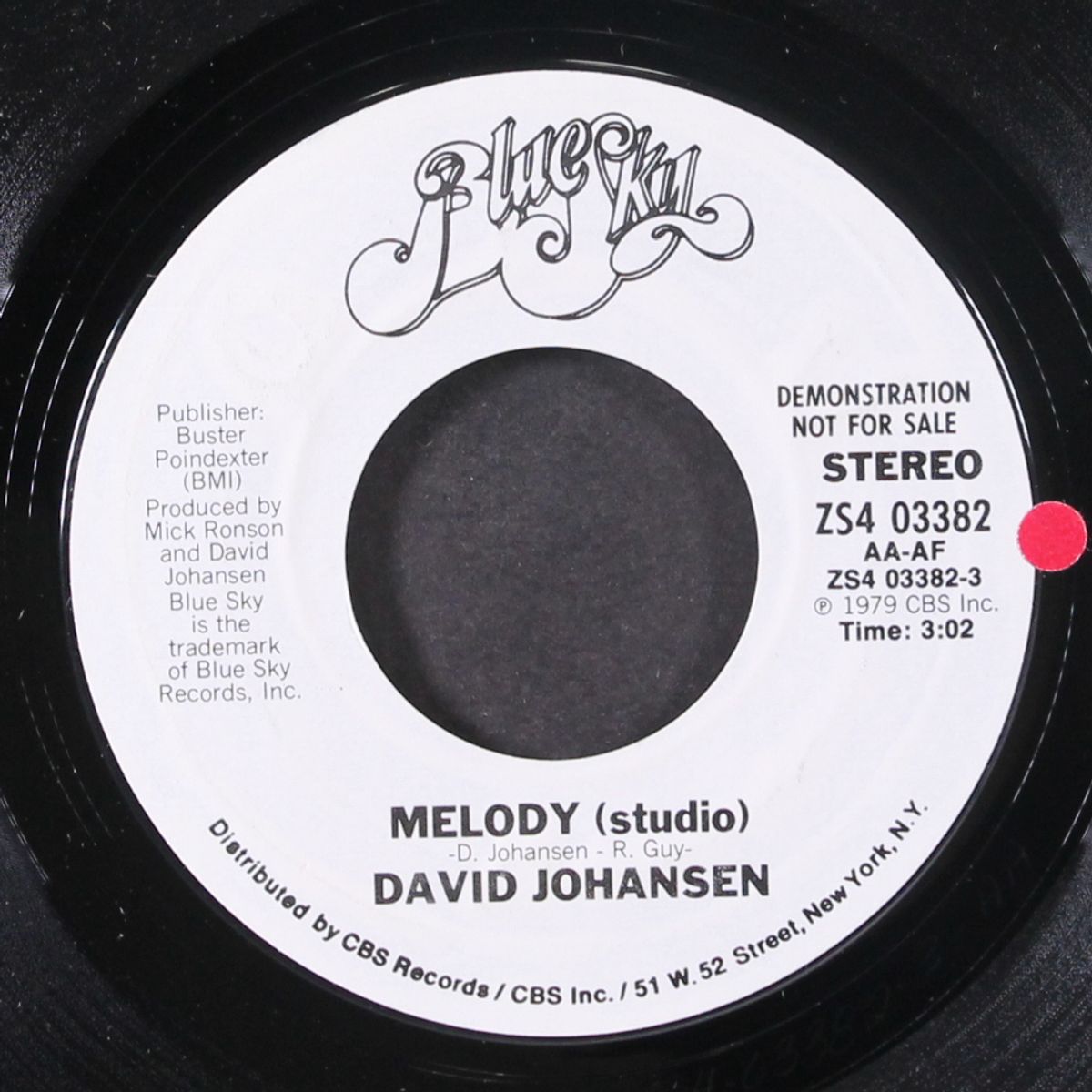 melody / same by DAVID JOHANSEN