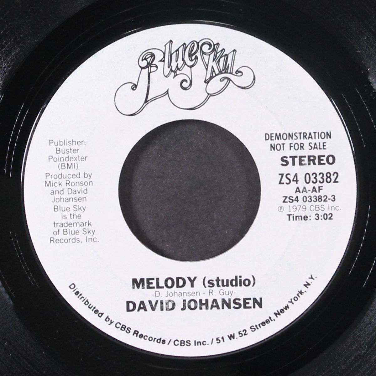 melody / same by DAVID JOHANSEN