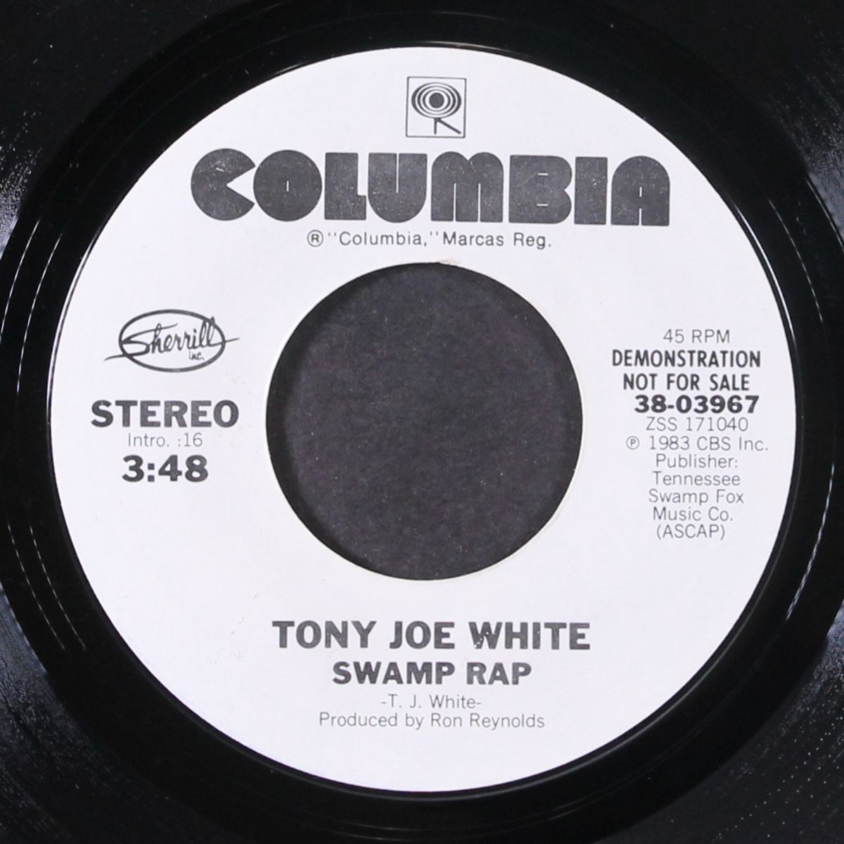 swamp rap / same by TONY JOE WHITE