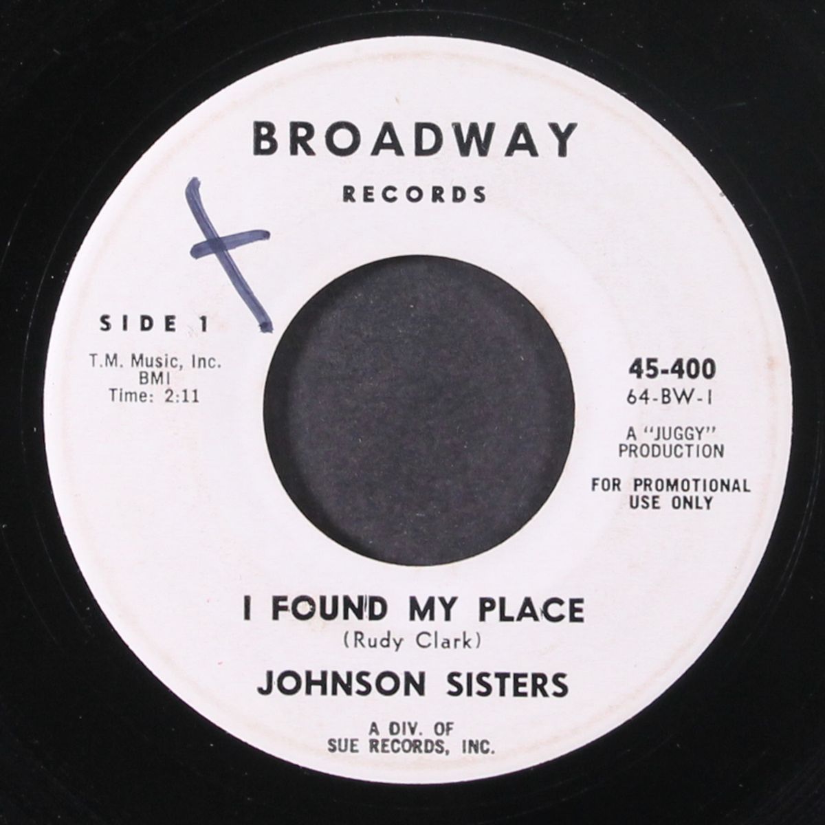 i found my place / you don't want me any more by JOHNSON SISTERS