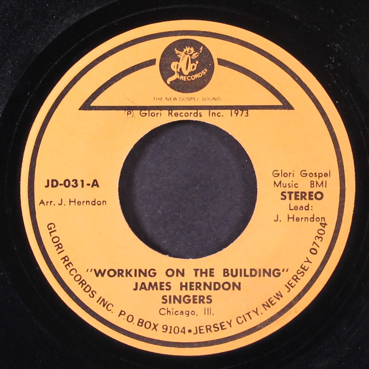 one day / working on the building by JAMES HERNDON SINGERS