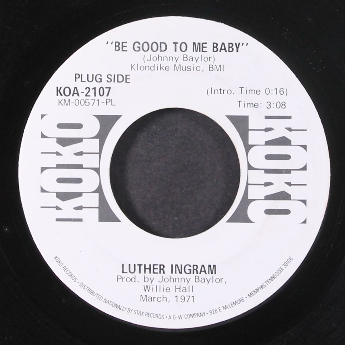 be good to me baby by LUTHER INGRAM